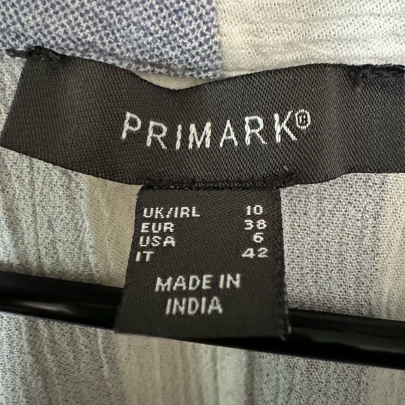 Primark Blue and White Dolman Sleeve Blouse - Picture 8 of 8